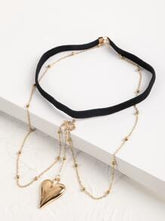 Arzonai Heart Charm Leg Chain | Bikini Body Jewelry for women and Girls